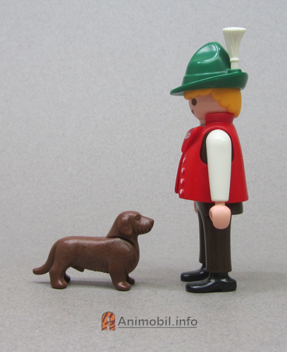 Boy Series Two 10 Alpine Man with Dachshund