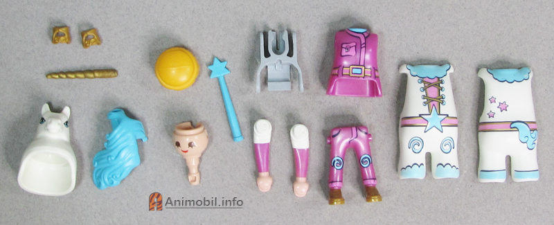 Girls Series 25 Six Unicorn Mascot