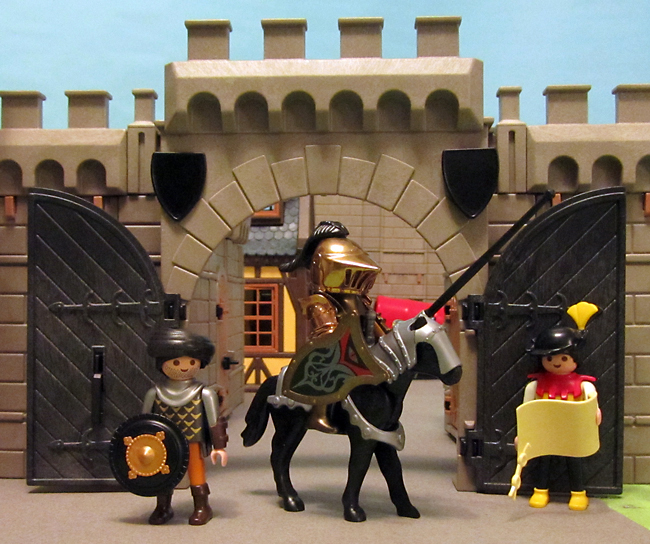 Attending Knights Portraits