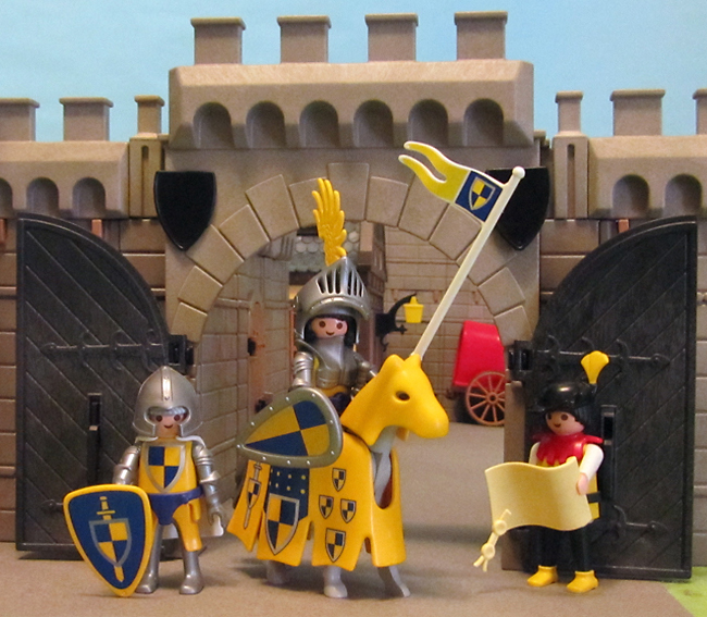 Attending Knights Portraits