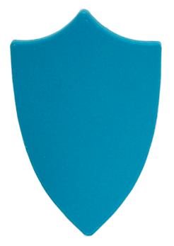 Heater Pointed Light Blue