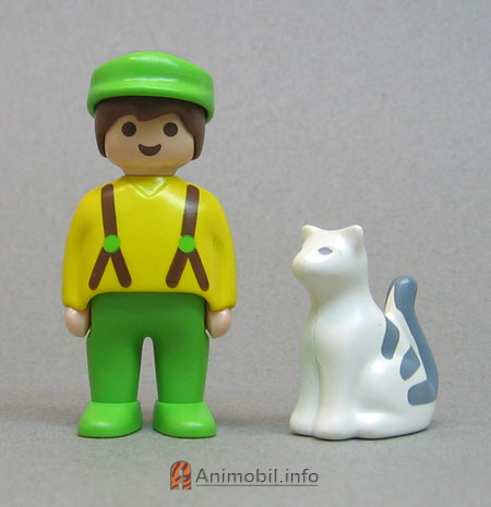 Cat White Striped 123