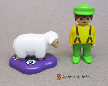 Sheep White 123 on Base