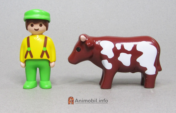 Bull Brown and White 123
