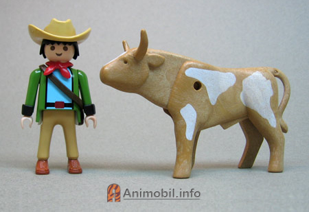 Bull Vers 1 Tan with White Spots