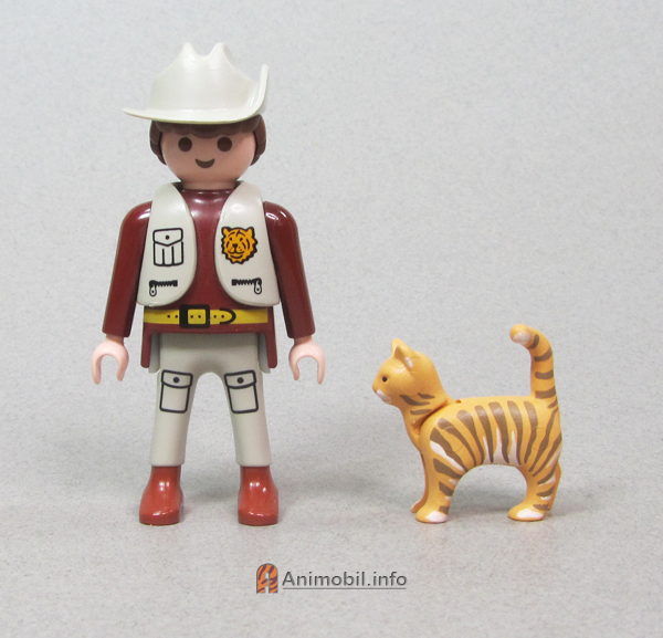 Cat Standing Orange Striped 4