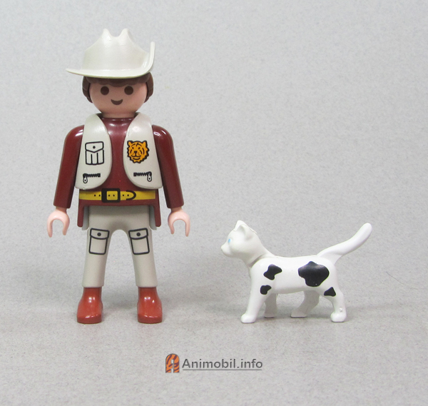 Cat Walking White Spotted