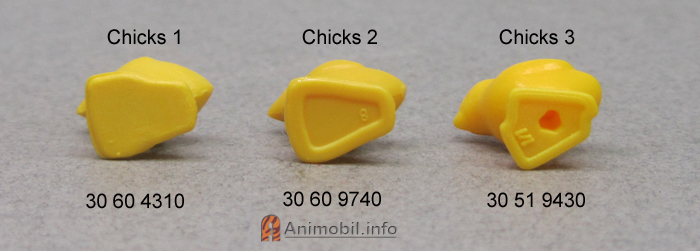 Chicks 1 Legs and Bowl Sprue