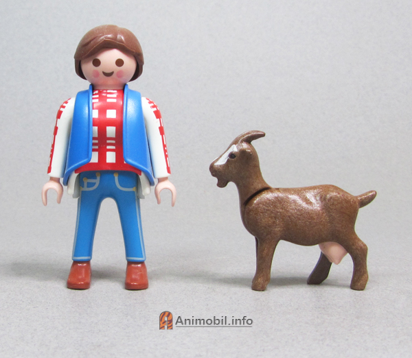 Goat Female Brown with Face Patches