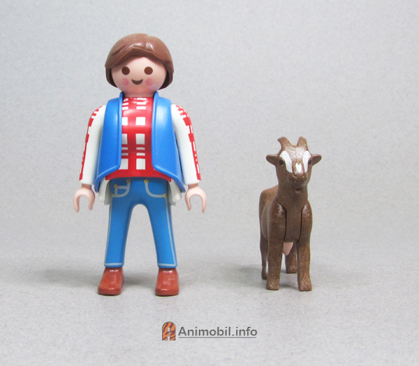 Goat Female Brown with Face Patches