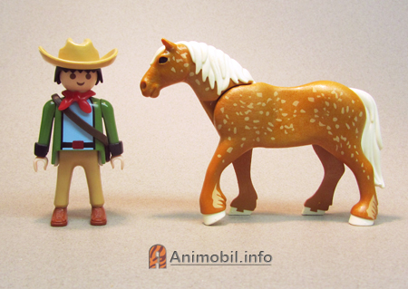 Draft Horse Dark Yellow Spotted