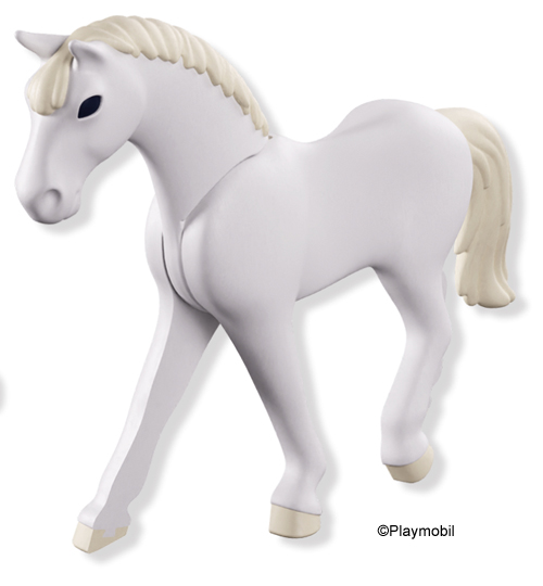 Haflinger White with White Mane