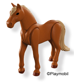 Horse Moving Legs Tan