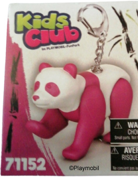 Panda Key Chain Magenta