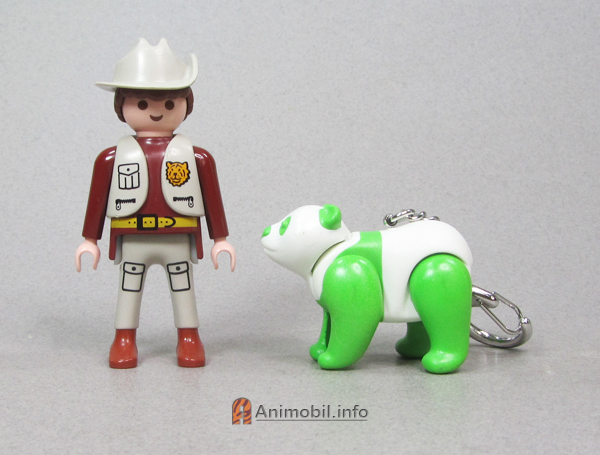 Panda Key Chain Green