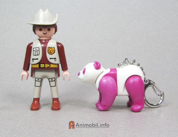 Panda Key Chain Magenta