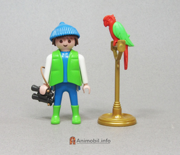 Parrot Red with Green