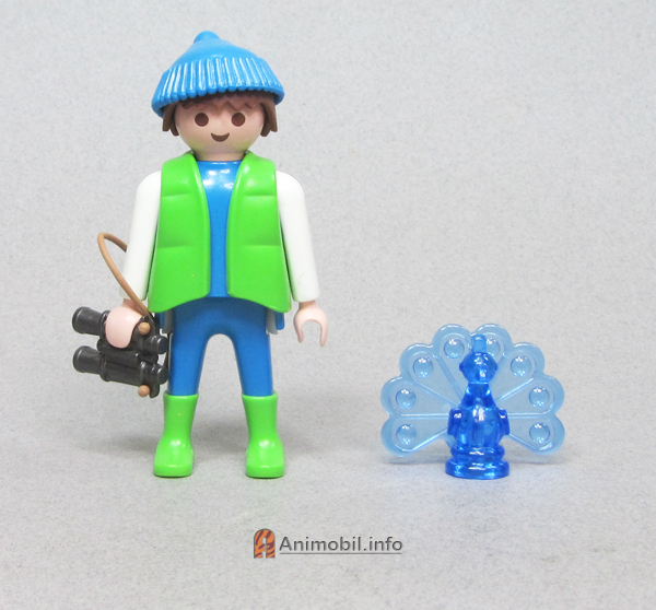 Peacock Ornament Blue