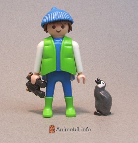 Emperor Penguin Chick Head Up