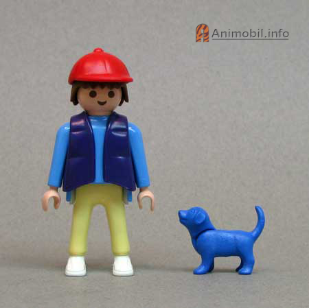 Puppy Standing Blue