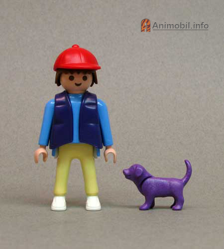 Puppy Standing Purple