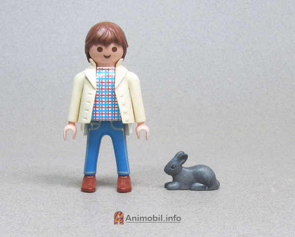 Rabbit Large 2 Laying Dark Grey