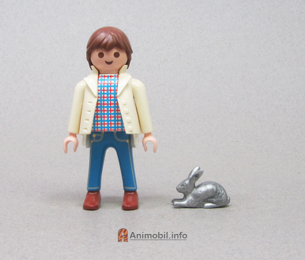 Rabbit Large Lying Silver