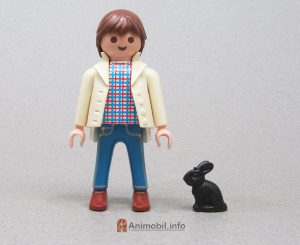 Rabbit Small Black Sitting