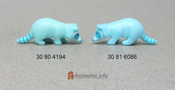Raccoon Baby Standing Light Blue 2