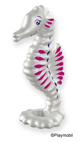 Seahorse Giant White