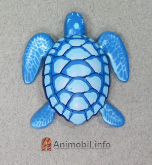 Sea Turtle 2 Light Blue
