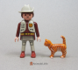 Cat Standing Orange Striped 2