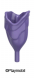 Vase Sponge Small Purple