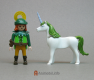 Unicorn White with Green Mane