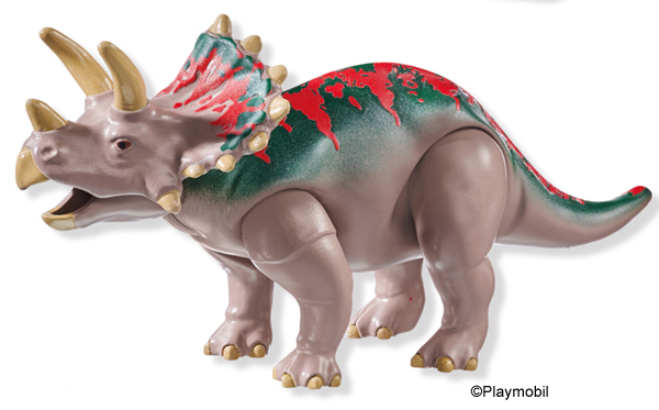 Triceratops 6 Grey