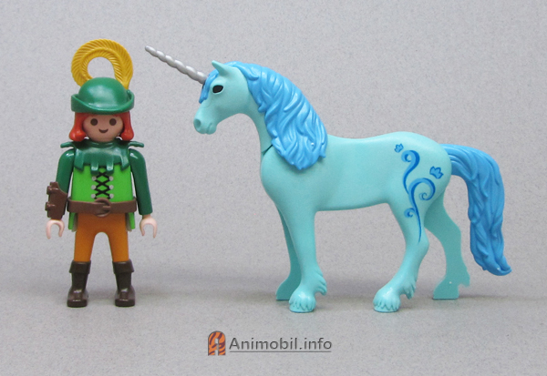 Unicorn 2 Blue with Blue Mane