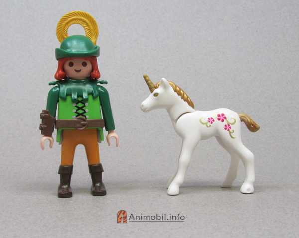 Unicorn Baby White with Gold Mane