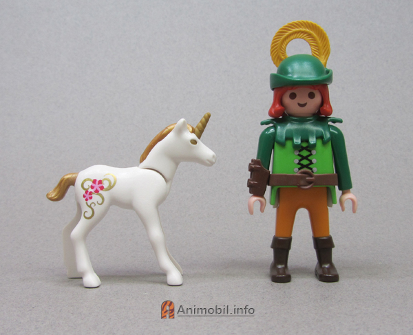 Unicorn Baby White with Gold Mane