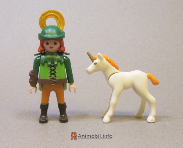 Unicorn Baby White with Yellow Mane