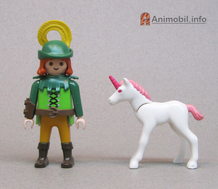 Unicorn Baby White with Pink Mane and Horn