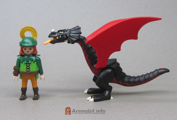 Wyvern Small Black and Red